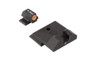 XS Sights F8 night sights for Springfield and SIG Sauer handguns feature a large, high vis orange outline front sight for rapid acquisition